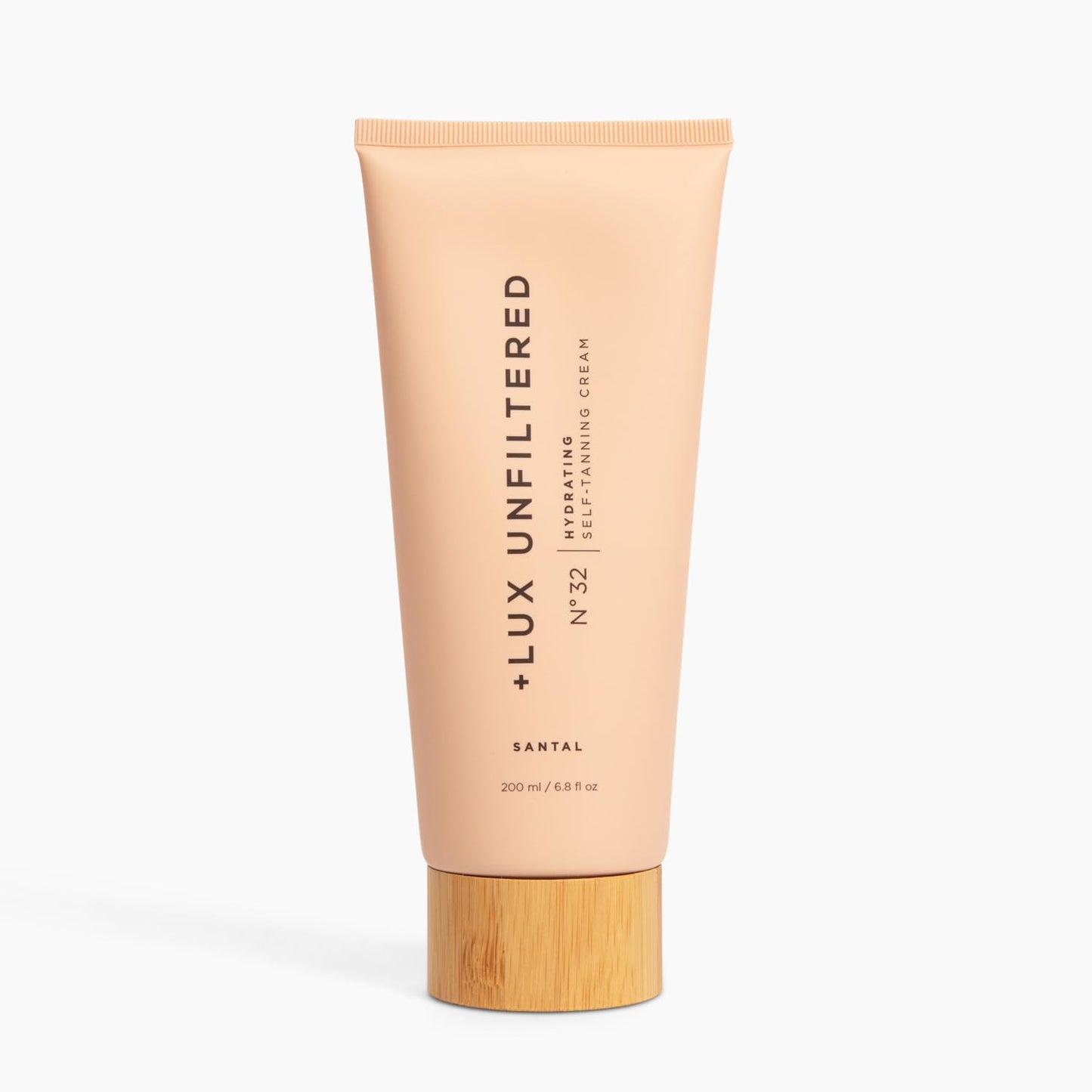 + Lux Unfiltered N°32 Gradual Self Tanner, Hydrating Self Tanning Lotion with Shea Butter & Squalane - Non-Sticky, No Transfer, Natural-Looking Tan - Vegan & Cruelty-Free Sunless Tanner - Santal