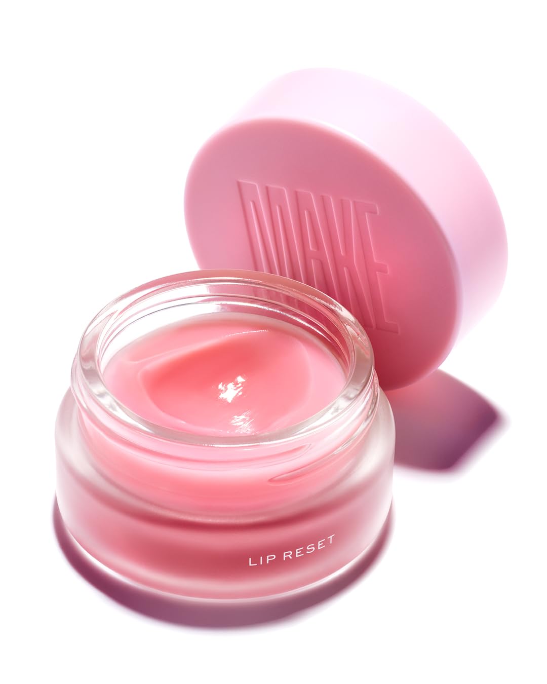 MAKE Beauty Lip Reset Overnight Lip Mask. Nourishing, Hydrating Lip Treatment for Dry, Flaky Lips. Plumps, Softens, and Smooths. Lunar Lemonade Flavor