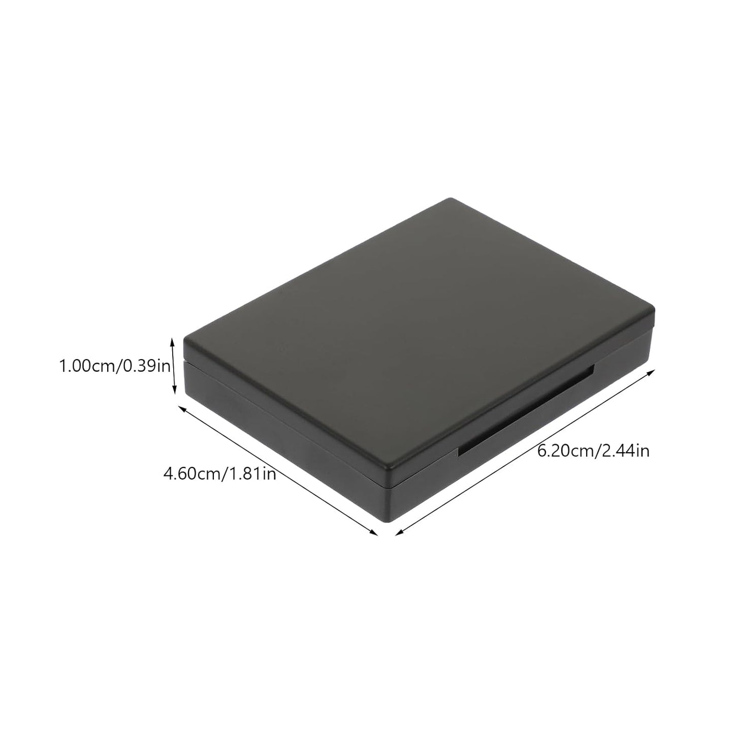 Empty Magnetic Eyeshadow Makeup Palette with 2Pcs Round Metal Pans,Magnetic Makeup Palette, Empty Makeup Palette,Aluminum Blush Empty Magnetic Eyeshadow Case,Customizable Beauty Organizer