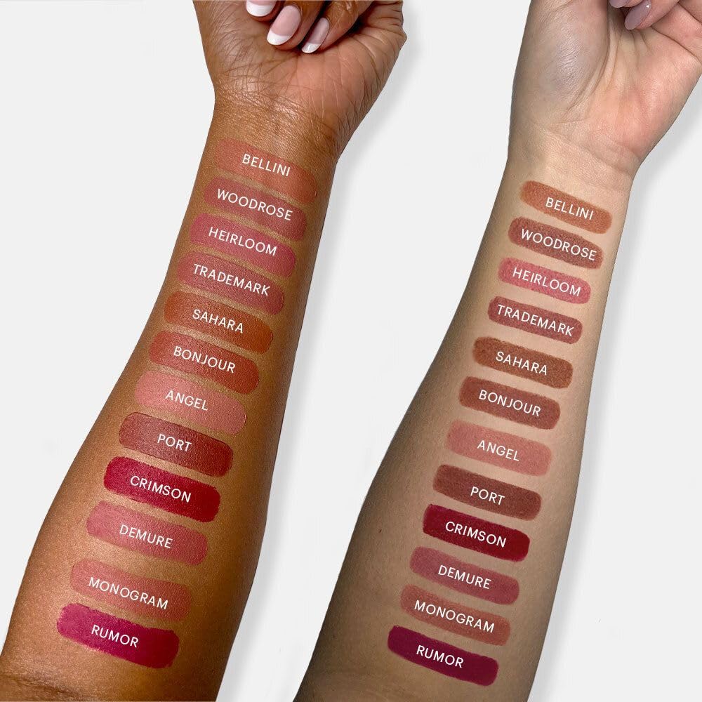 Glo Skin Beauty Suede Matte Lip Crayon (Heirloom) - Longwearing Formula Stays On All Day, With Conditioning Shea Butter + Mango Seed Oil for a Velvety Smooth Finish