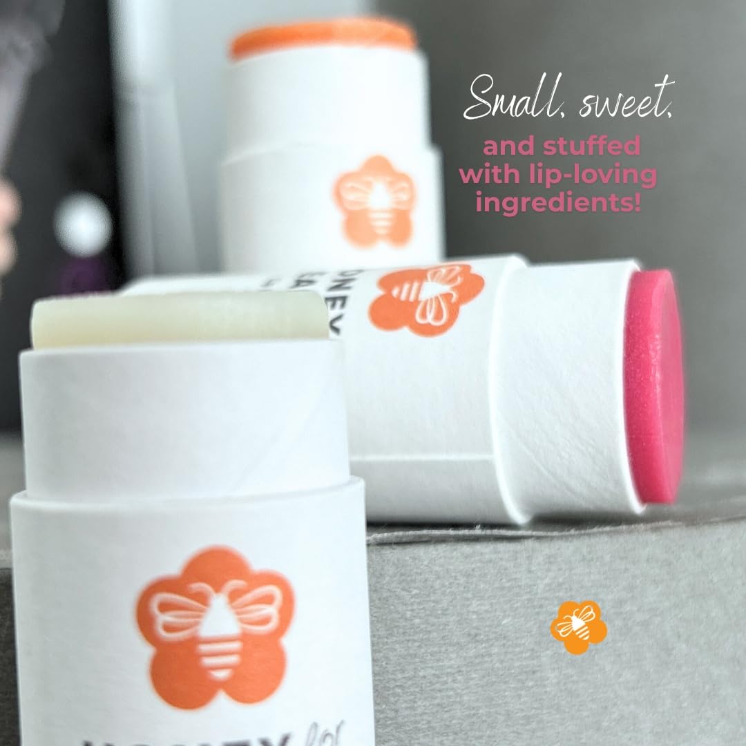 Manuka Honey Lip Balm 15+ UMF β Ultra-Hydrating Formula with Beeswax, Castor Oil & Organic Coconut Oil | 12+ Hour Moisture | Eco-Friendly Recyclable Tube | 0.25 oz / 7 g (Soft Plum)