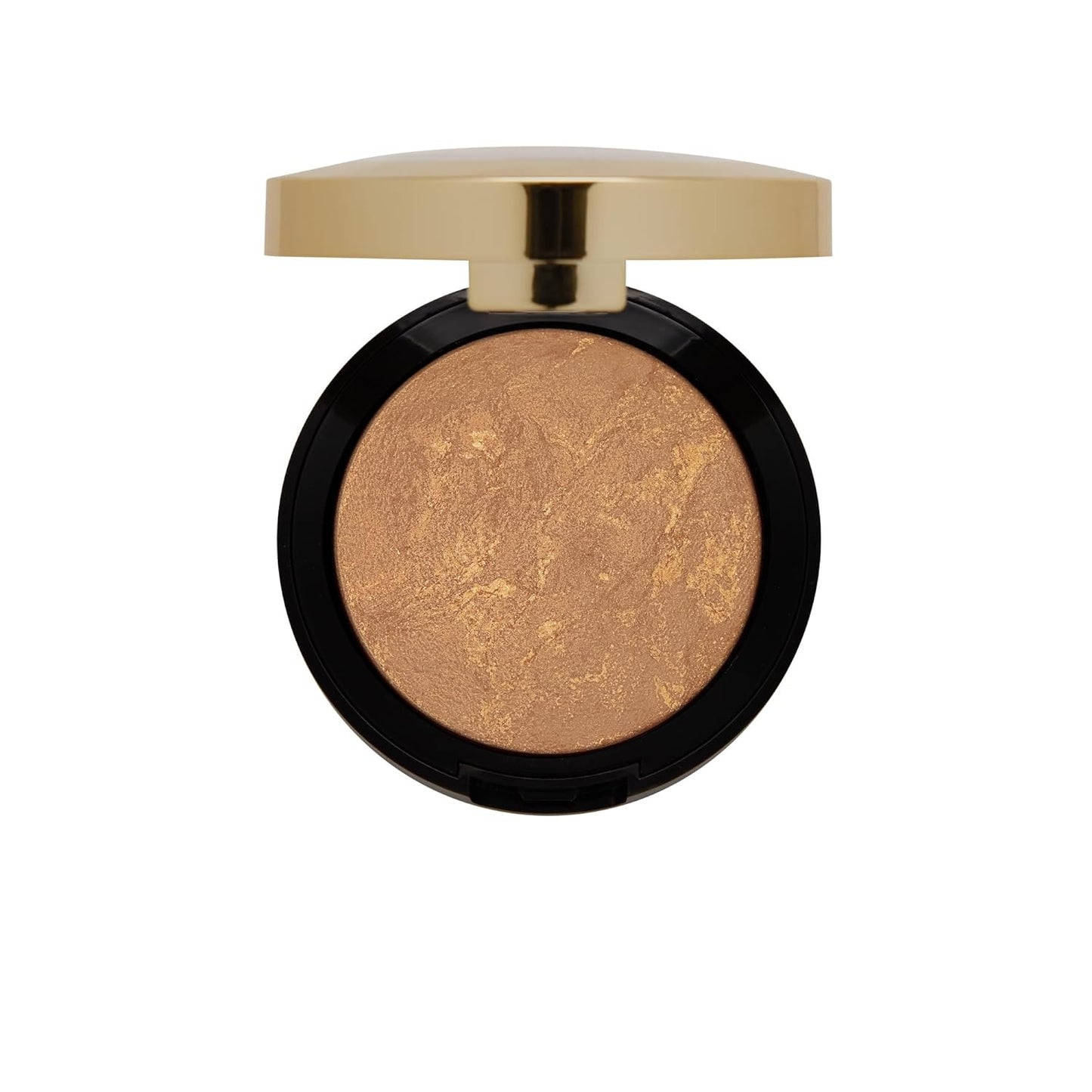 Milani Bronzer Powder - Baked Bronzer Made in Italy, Bronzing Shimmer Highlighter Makeup for Contour -Soleil