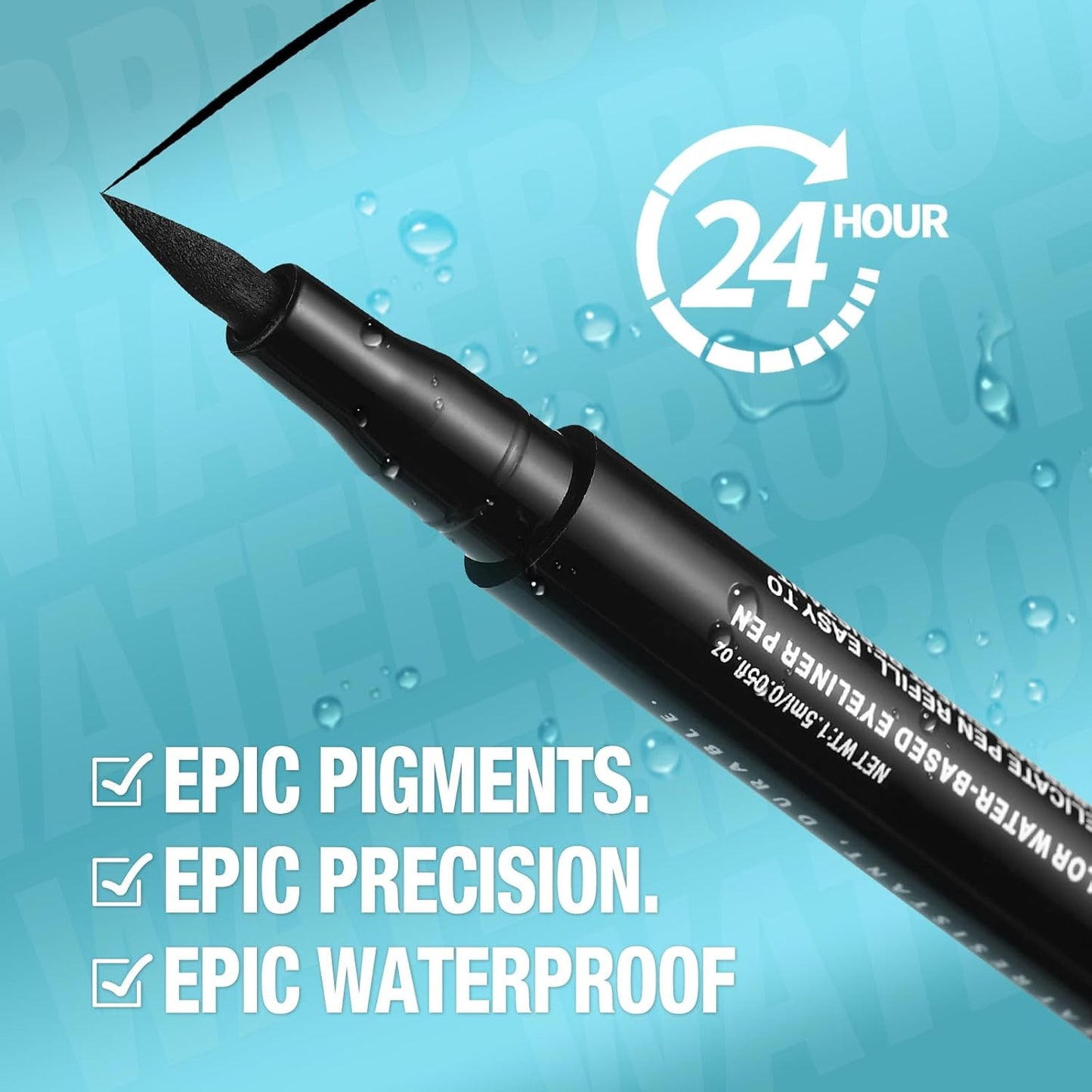 LANGMANNI 4 Colors Matte Liquid Eyeliner Set, Neon Colorful Pigmented With Long-lasting, Smudgeproof & Waterproof Eye Liner Makeup for Bold & Stunning Looks - Gift for Girls(#123456)