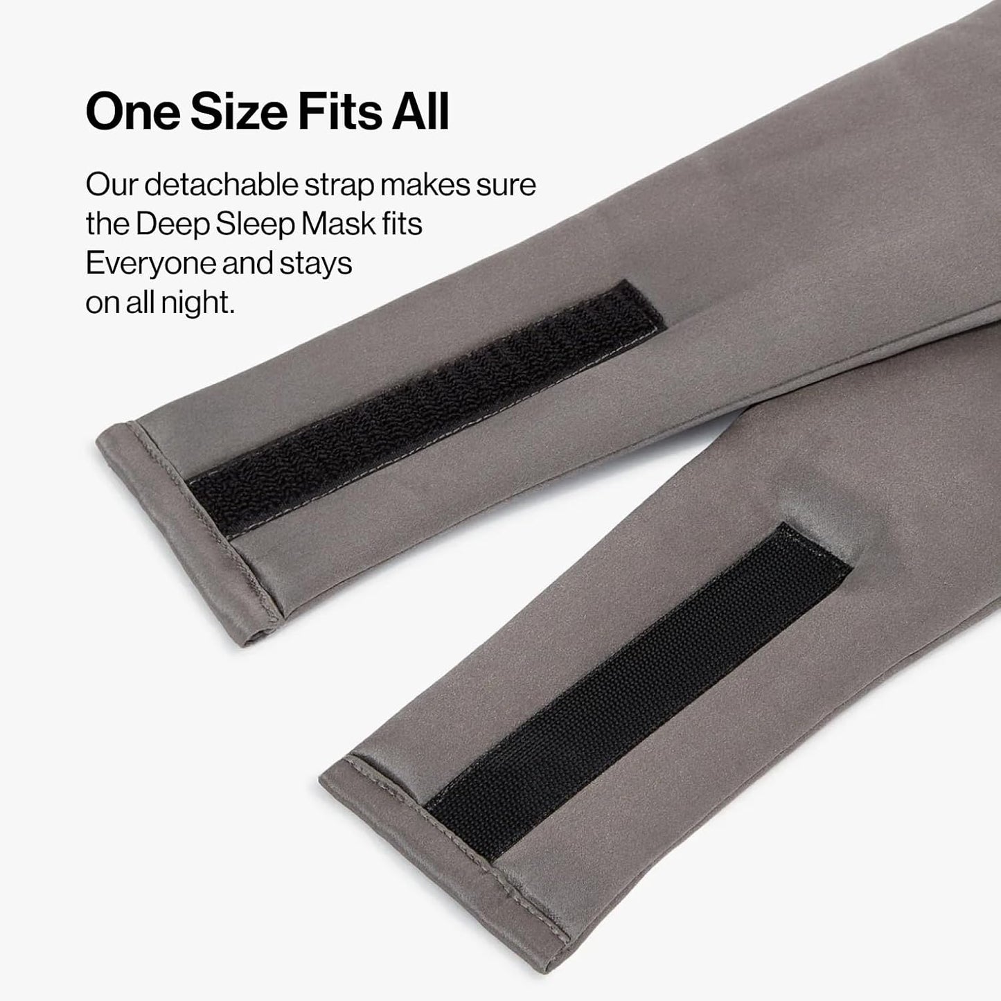 Dore & Rose Deep Sleep Mask Light Blocking, 23 Momme Mulberry Silk Eye Mask, Ultra Soft, Adjustable - Travel Sleeping Mask for Men & Women - Charcoal