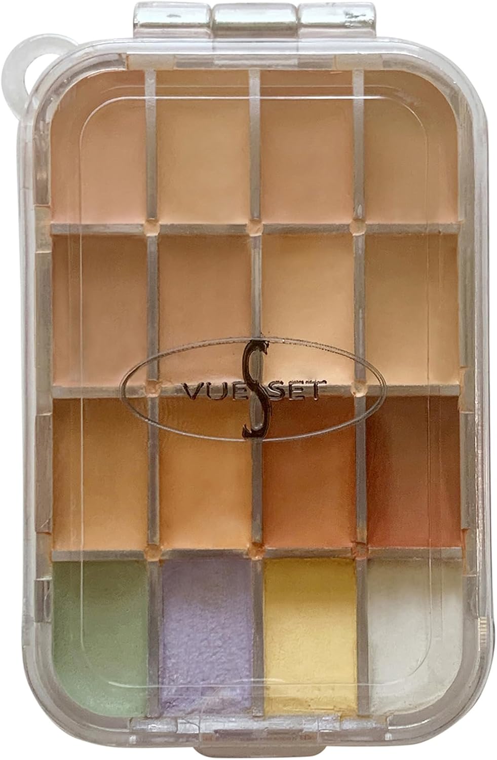 Bella - 16 Sections small Empty lipstick palette depotting makeup container