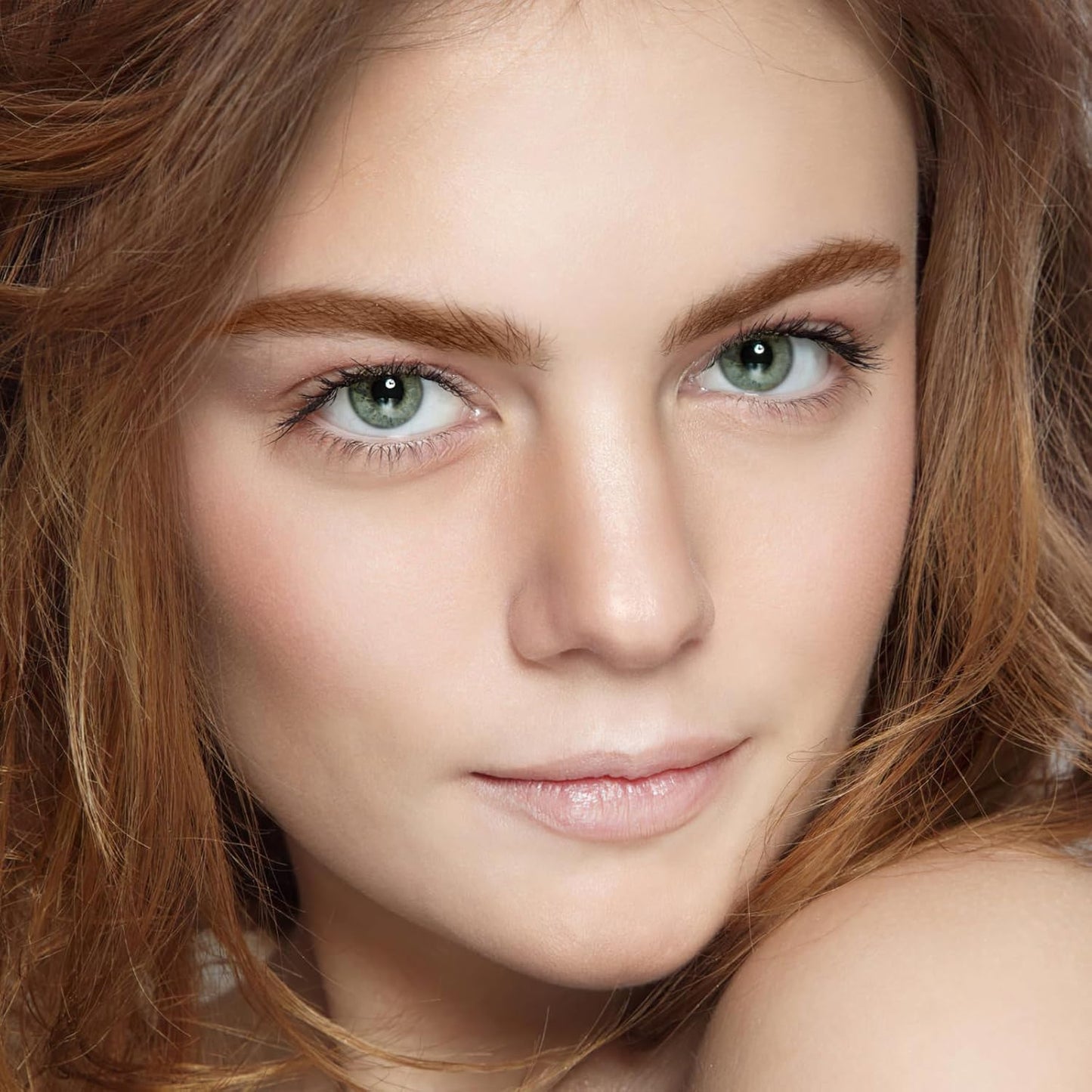 Boobeen Eyebrow Powder Kit, 2-color Waterproof Eyebrow Palette Makeup to Definer & Filler Brows, Eyebrow Color Powder Shape Natural Looking Brow - with Mirror Brush