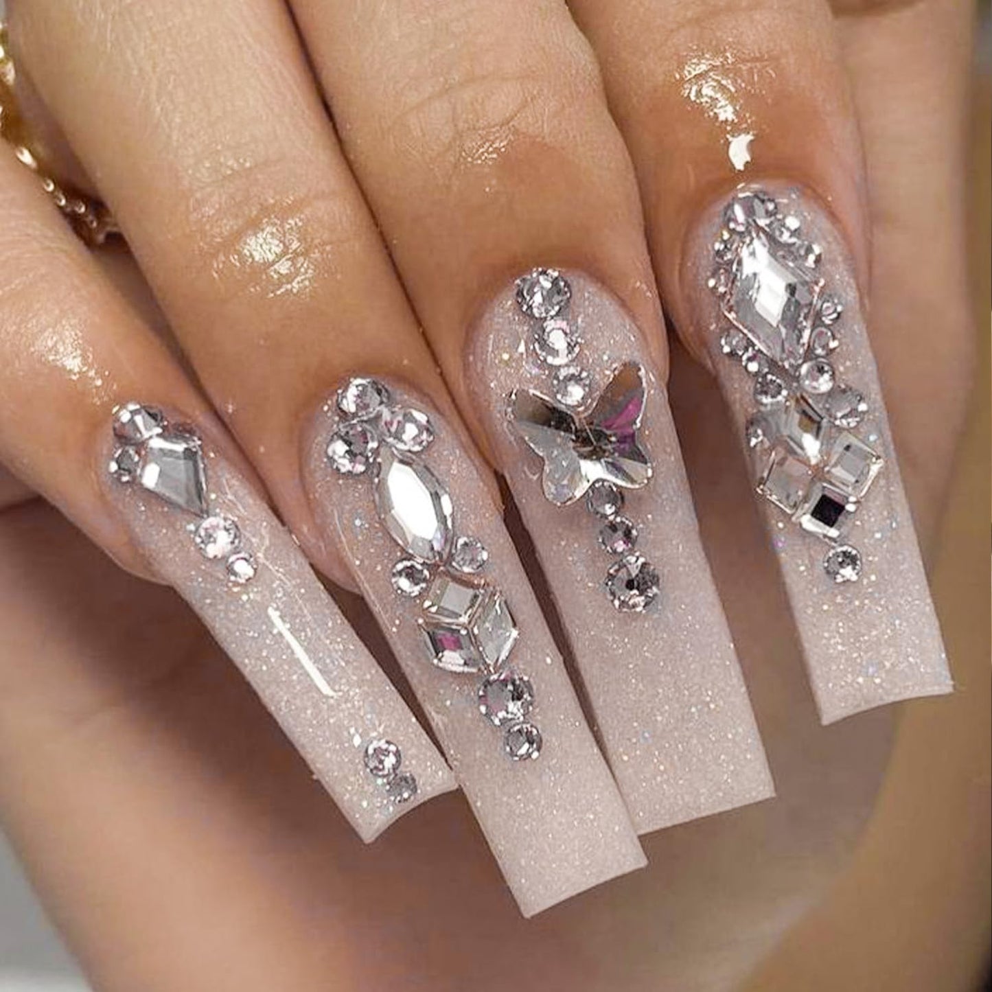 Canvalite 2900Pcs Clear Rhinestones for Nails, 18 Styles Multi Shape Nail Charms and Gems Shiny Glass Crystal Flatback Nail Rhinestones Set for Nail Art with Rhinestone Picker and Tweezers