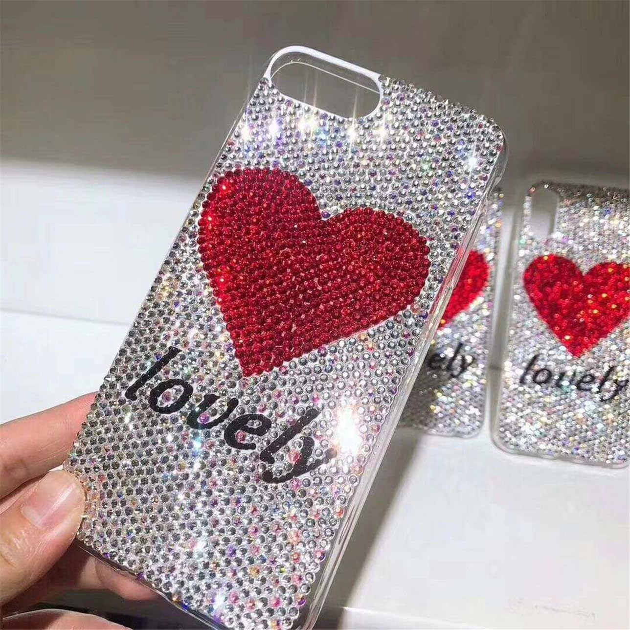 720 Pcs SS30 6mm Flatback Rhinestones for Nails Art Crafts Glitter Round Shine Gems AB Crystals DIY Clothes Shoes (Black-Bottom RoseRed AB)