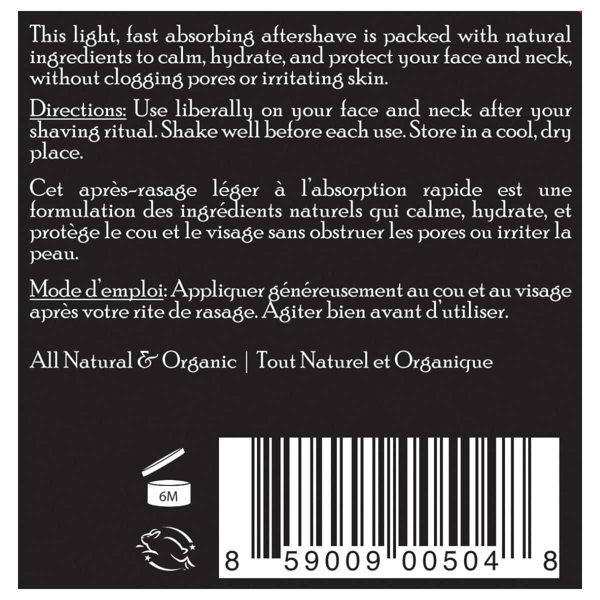 Brickell Men's Instant Relief Aftershave for Men, Natural and Organic Soothing After Shave Balm to Prevent Razor Burn, 2 Ounce, Scented