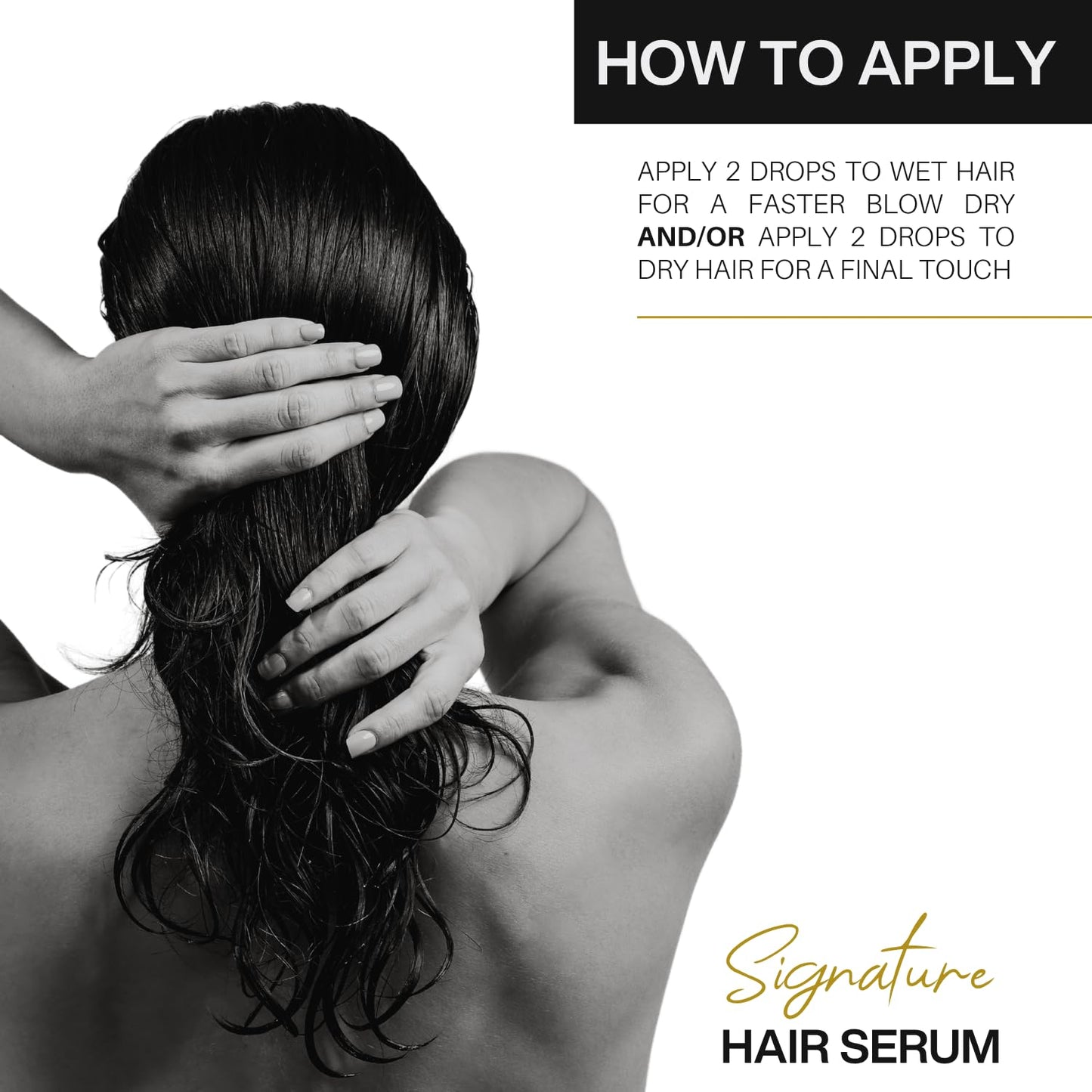 Cristian Rovere - Signature Hair Serum - Organic Argan Oil & Acai Extract - Frizz Control & Shine Serum - Sulfate Free & Paraben Free - Lightweight Hair Oil for Smoothness - 1.7 Fl Oz