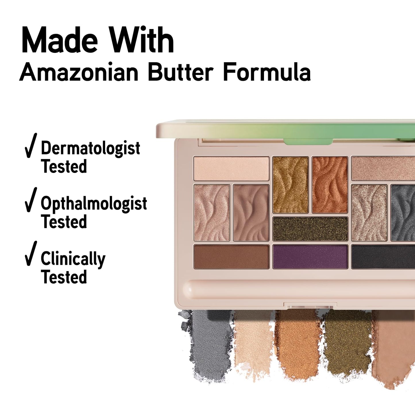 Physicians Formula Murumuru Butter Eyeshadow, 12-Shade Ultra-Creamy Palette with Murumuru & Tucuma Butters, Silky Soft Blendable Formula – Sultry Nights