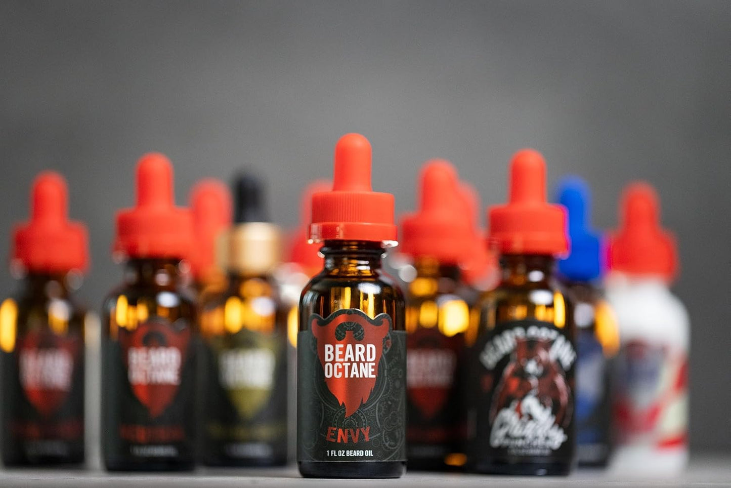 Beard Octane: Merica - Natural Beard Oil w/Argan Oil - 1 Oz - Promotes Healthy Softer Beards - Made in USA - Premium Handcrafted Beard Care