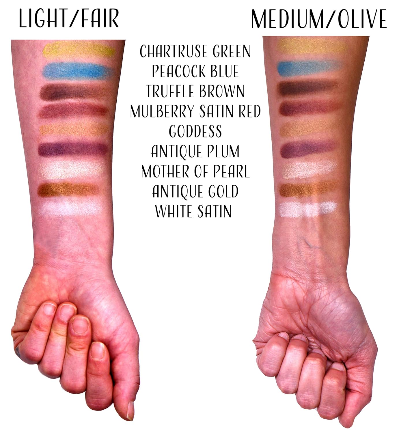 Mother of Pearl Frosted White 100 Pure Ivory Nude Beige Shimmer Pressed Powder Single Vegan Eyeshadow; Talc, Paraben & Cruelty Free