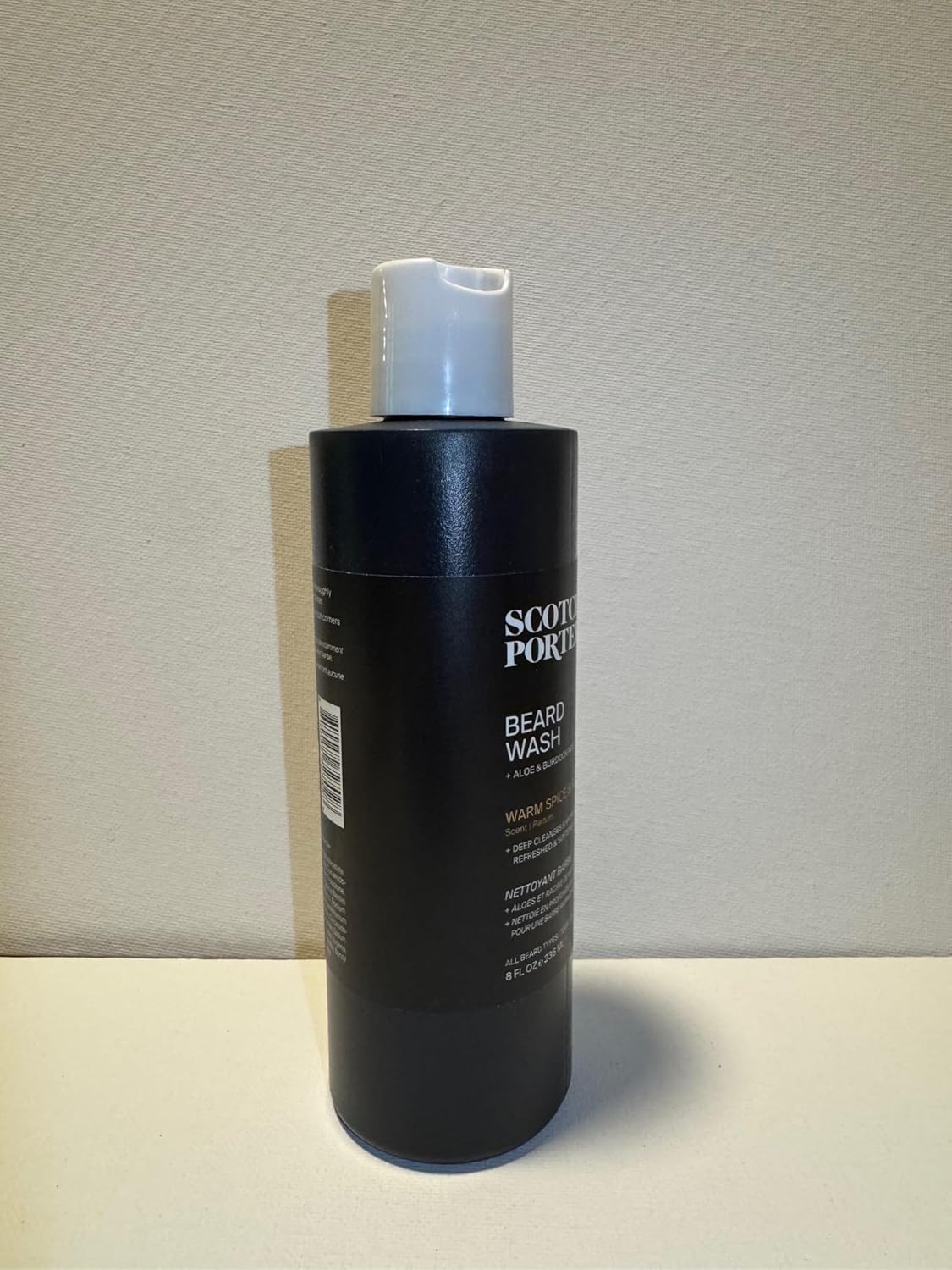 Scotch Porter Moisturizing Beard Wash – Cleanse, Refresh, Hydrate & Soften Coarse, Dry Facial Hair while Protecting Skin for a Fuller/Healthier-Looking Beard – Original Scent, 8 oz. Bottle