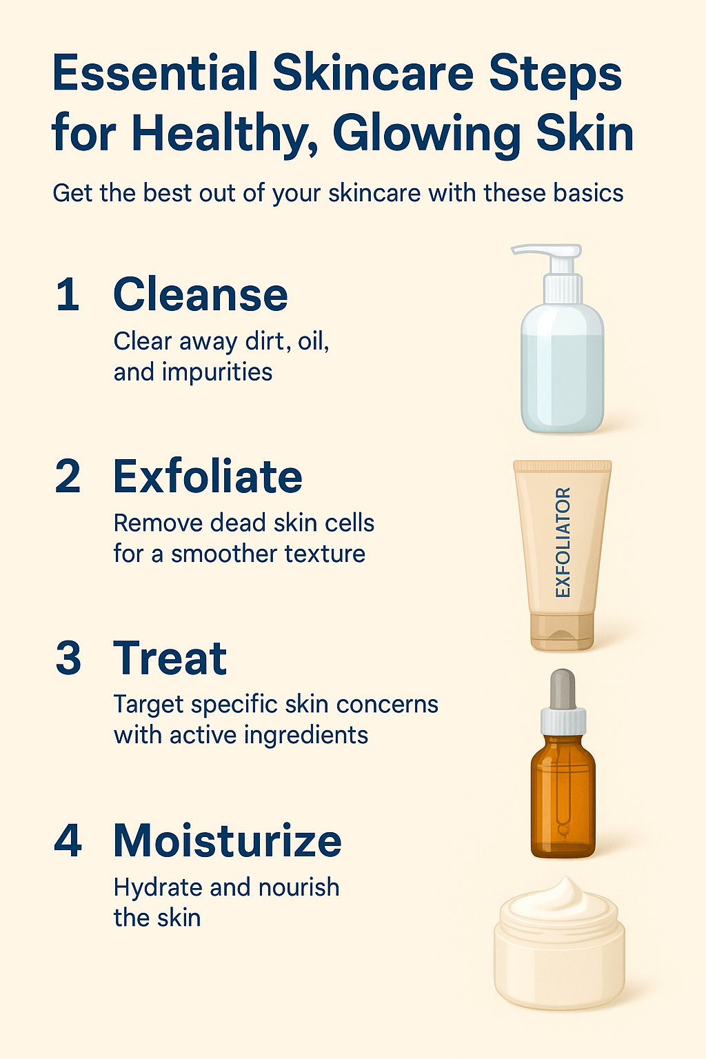 Essential Skincare Steps for Healthy, Glowing Skin