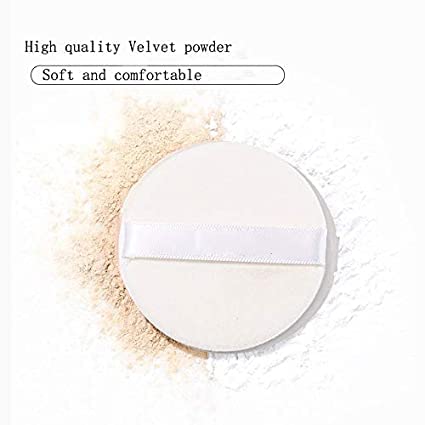 Plastic Loose Powder Compact Container with Velvet Powder puff Mirror and Elasticated Net Sifter,Sohynca Empty Reusable Powder box, 5g Portable DIY Makeup Powder case (SILVER)