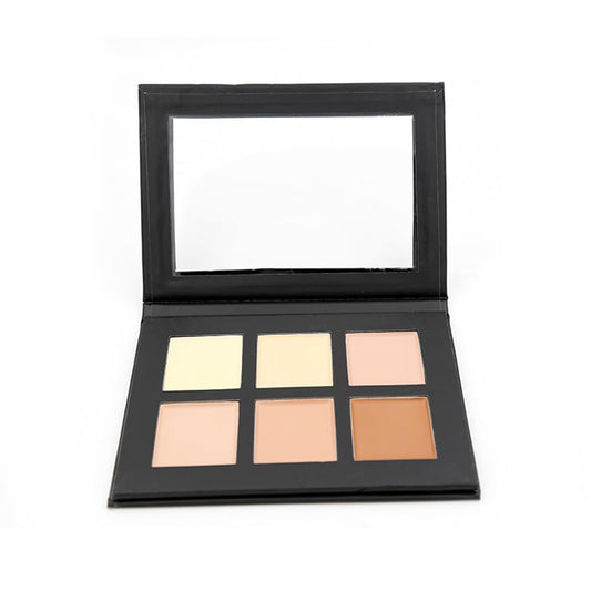 6 color Contour Cream Kit foundation mattle Sculpt Enhance Features (Light)