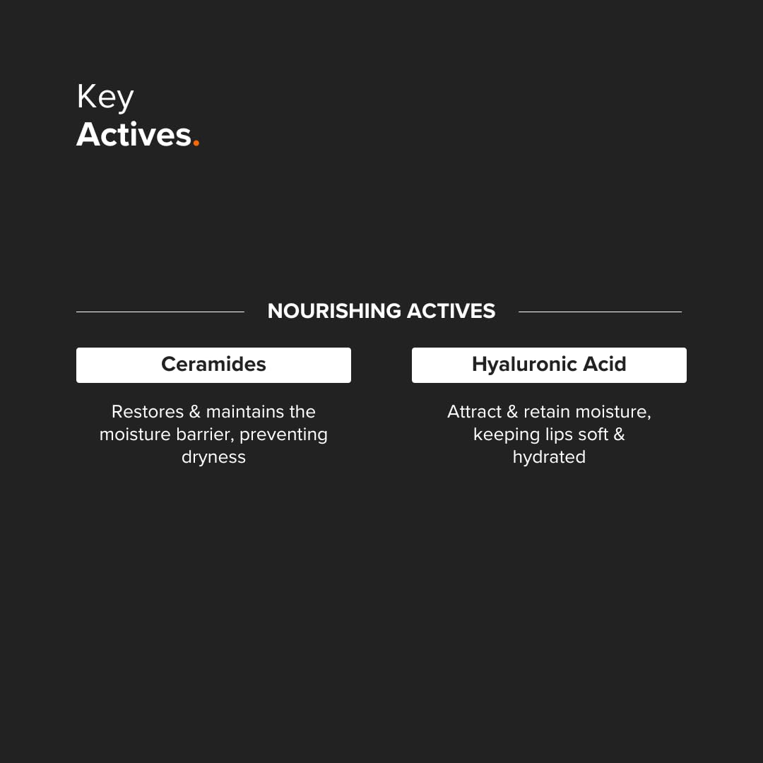 Minimalist Ceramide Lip Balm | With Hyaluronic Acid to Hydrate & Repair Chapped Lips | Provides Protection from the Sun | 0.28 Oz / 8 gm