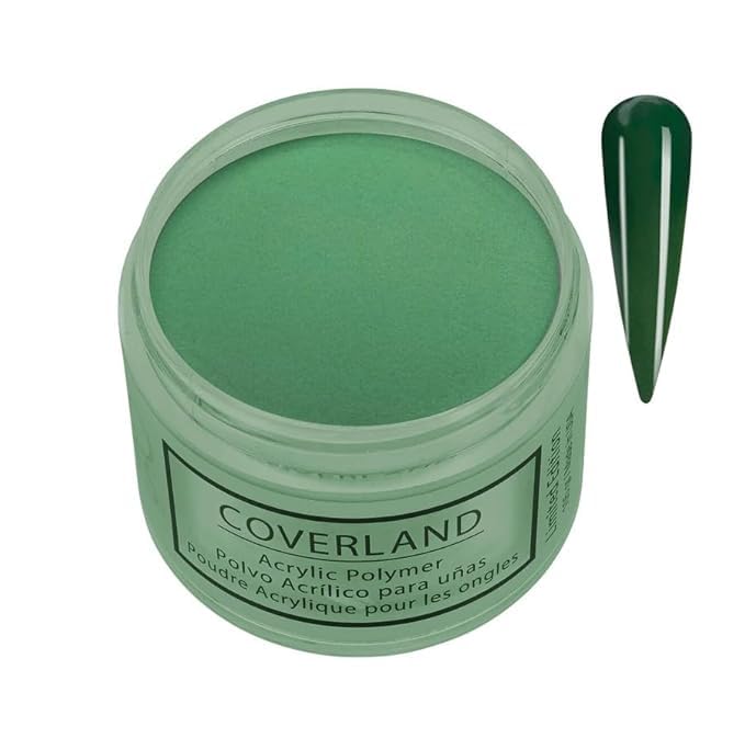 Tones Coverland Acrylic Nail Powder "Christmas Tree" - Limited Edition Acrylic Powder for Nail Design, Sculpting, and Masking Nail Bed Imperfections - Professional Acrylic Nail Supplies - (1.5 Oz)
