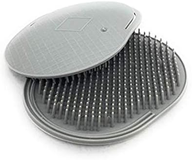 G.B.S Super Soft Scalp Massager Head Scrubber for Women Men, 2 Black and 2 Grey, Pack of 4