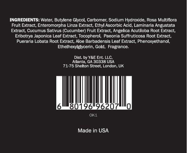 GLO24K Facial Peeling Gel with 24k Gold and Vitamins C,E. For optimal Exfoliation and Microdermabrasion. Restore and Revive your Skin.