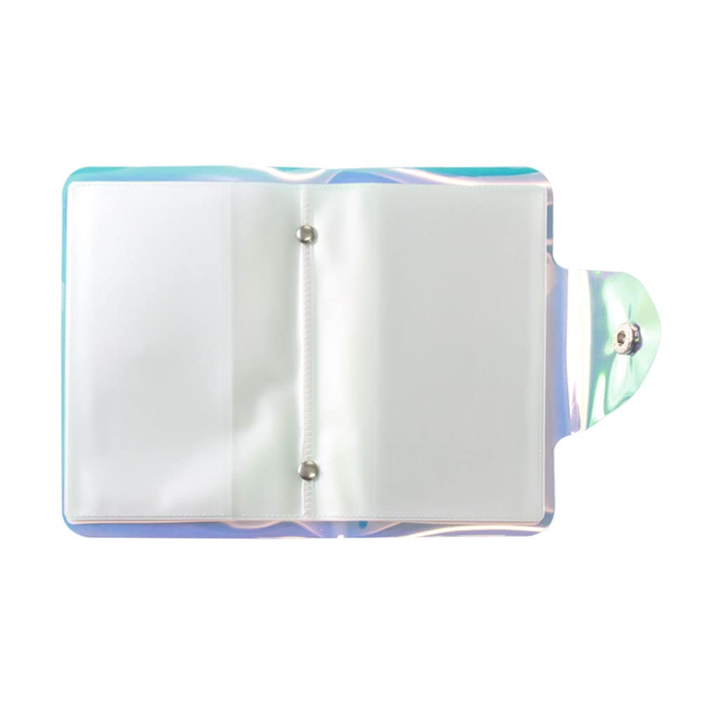 VNC 20 Slots Stamping Nail Art Light Blue Nail Art Stamp Plate Collection PVC Clear Color Image Plate Organizer for 6X12cm Size Stamping Plate Collection