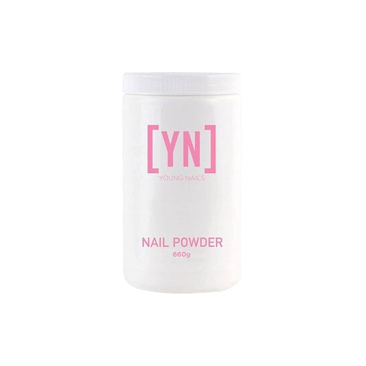 Young Nails Acrylic Cover Powder - Self-Leveling Acrylic Nail Powder, Clear Nude Pink White Acrylic Powder for Nail Extenstion, Professional Grade, Superior Adhesion, Color - Cherry Blossom, 660g