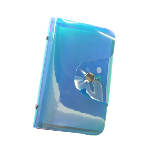 VNC 20 Slots Stamping Nail Art Light Blue Nail Art Stamp Plate Collection PVC Clear Color Image Plate Organizer for 6X12cm Size Stamping Plate Collection