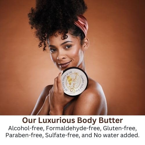 Body Butter Blend: Natural Shea, Cocoa, & Mango w/Jojoba Oil for Radiant Skin and Beard | Moisturizing (8oz(Sauvage, Our Version of))