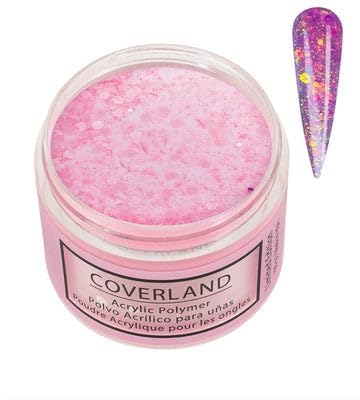 Tones Coverland Acrylic Nail Powder "Chic and Curvy" - Limited Edition Acrylic Powder for Nail Design, Sculpting, and Masking Nail Bed Imperfections - Professional Acrylic Nail Supplies - (1.5 Oz)