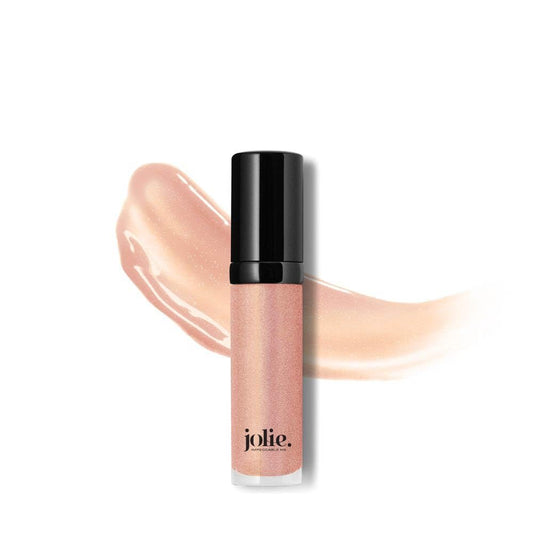 Jolie Super Hydrating Luxury Lip Gloss - Intense pigment W/Superior Shine (Skinny Dip)
