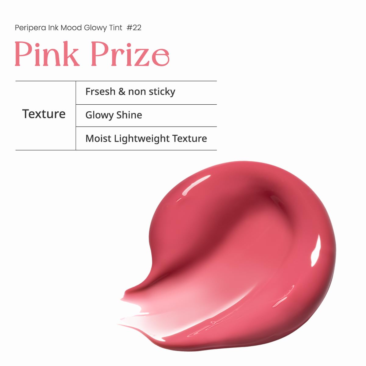Peripera Ink Mood Glowy Tint (022 PINK PRIZE (LUCKY LOTTERY))
