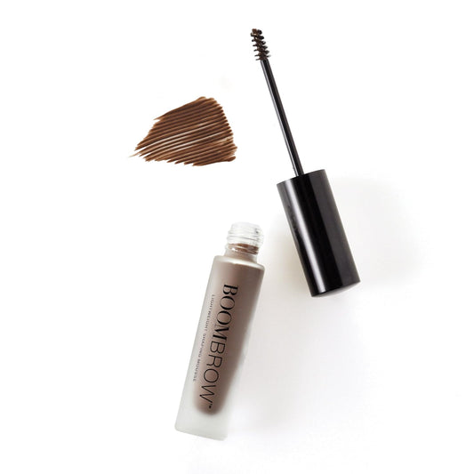 Boom Brow ™ Easy-to-Apply Lightweight Brow Mousse, Moisturizing, Subtle Definition, Volume, Shape & Color Enhancement, Boom Beauty By Cindy Joseph Cosmetics - (Medium Brown)