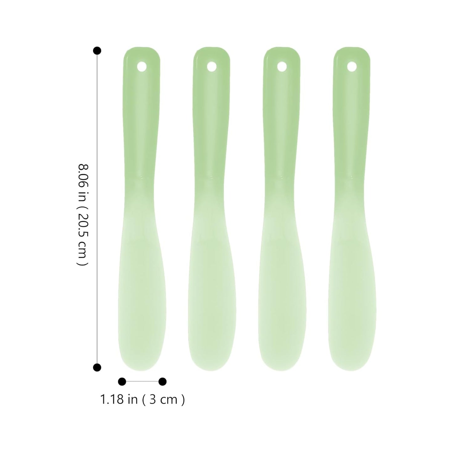 10pcs Tool Stick Makeup Spatulas Makeup Scoop Cosmetic Scoop Sampling Spatula Cosmetics Mixing Spatulas Cosmetic Applicator Spoon Large Mixing Spoon