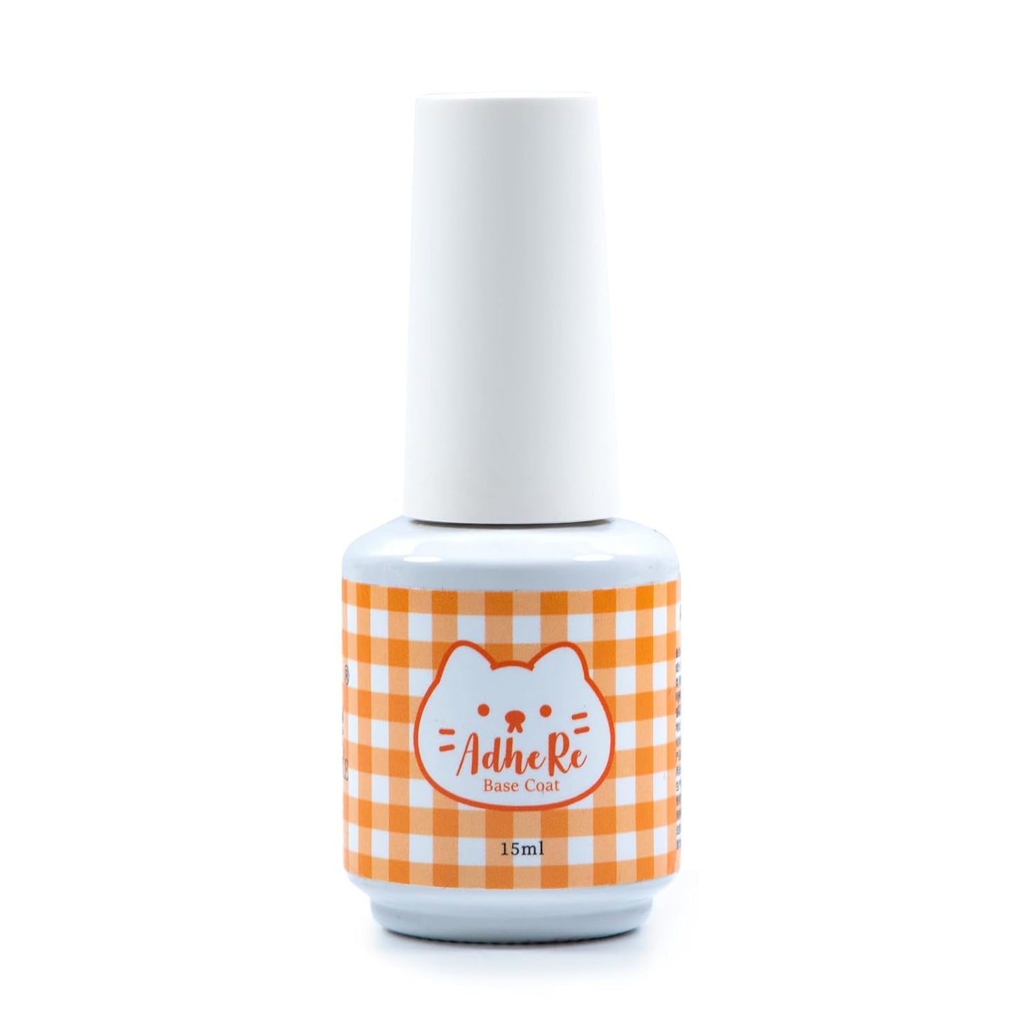 ADHERE Peel Off Gel Base Coat - UV LED Light Peelable Base Gel Polish, 15ml, No Filing Soaking-off for Easy Nail Removal, Perfect for Beginners & DIY Home Use