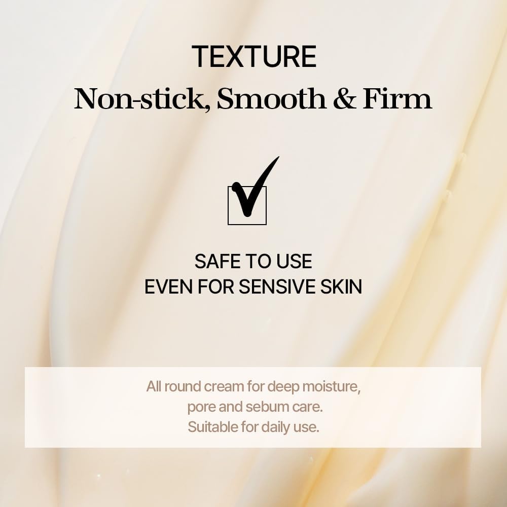 mixsoon Bean Cream - Intensive Moisture Face Cream For Smooth, Nourished Skin, Pore & Sebum Care - Korean Skincare For Glass Skin - Non-sticky (2.19 Fl. Oz / 65ml)