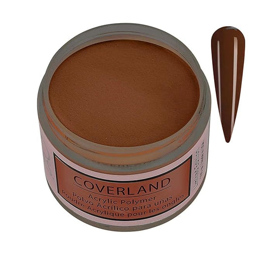 Tones Coverland Acrylic Nail Powder "Hot Cocoa" - Limited Edition Acrylic Powder for Nail Design, Sculpting, and Masking Nail Bed Imperfections - Professional Acrylic Nail Supplies - (1.5 Oz)