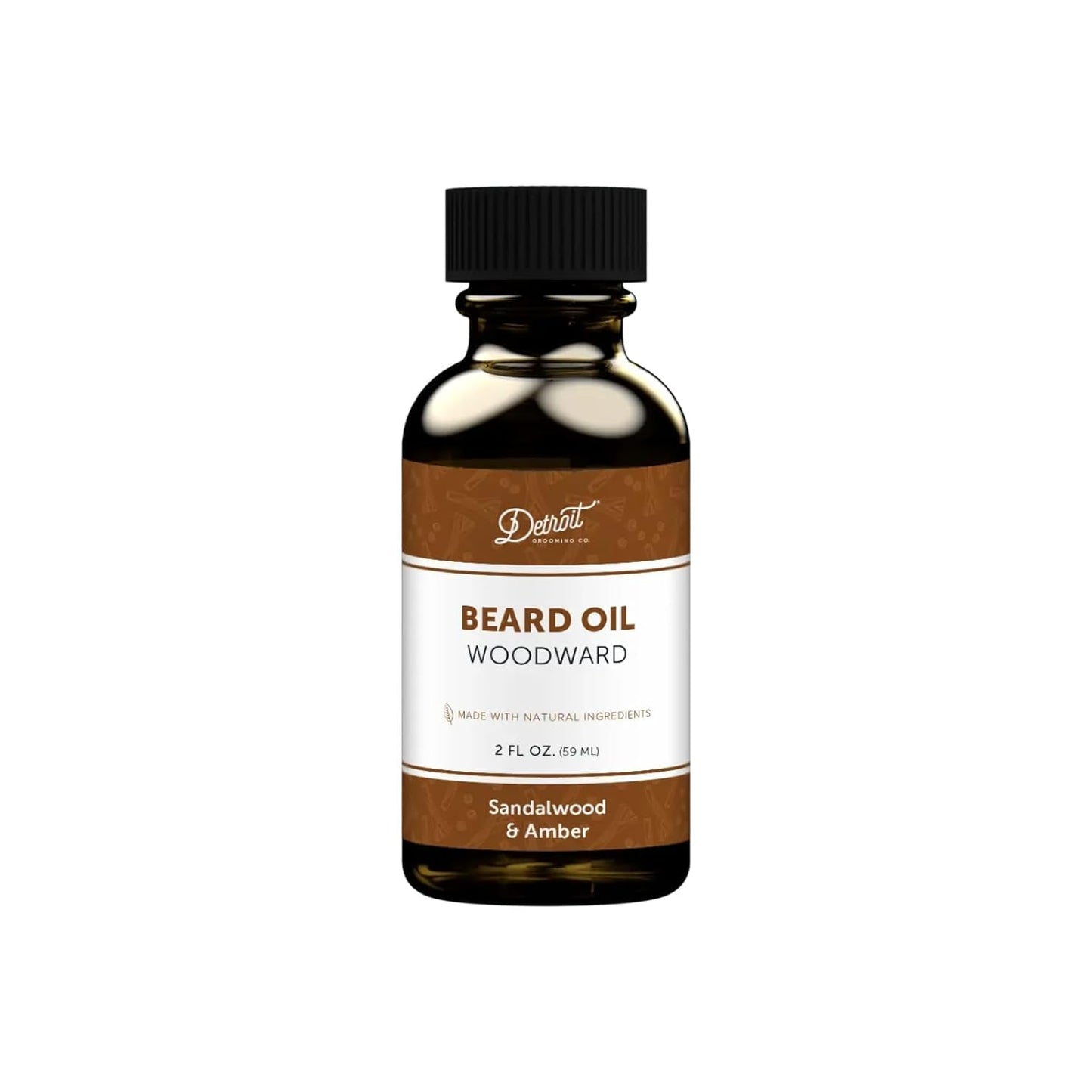 Detroit Grooming Beard Oil | Hydrating & Nourishing Formula • Woodward Scent (2 oz)