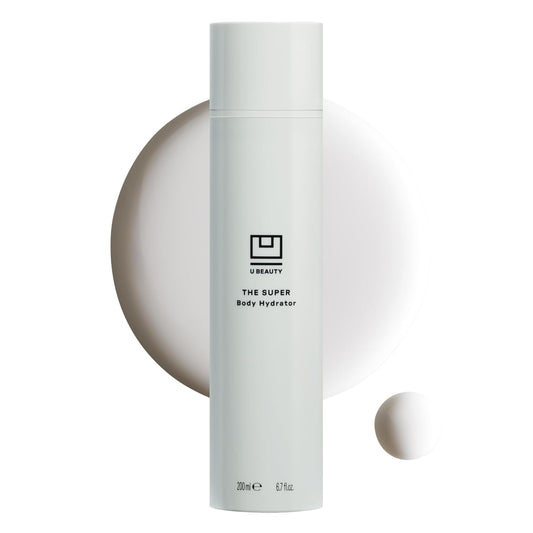 U Beauty The SUPER Body Hydrator - Mega-Dose Hyaluronic Acid Body Moisturizing Cream with Niacinamide and Squalane for Smooth, Bright, and Renewed-Looking Skin For Up To 48 Hours - 6.7 fl oz
