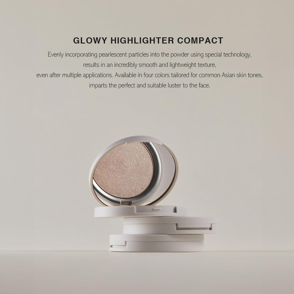 heme Glowy Highlighter Compact 5.5g (01 Rosy Dew)