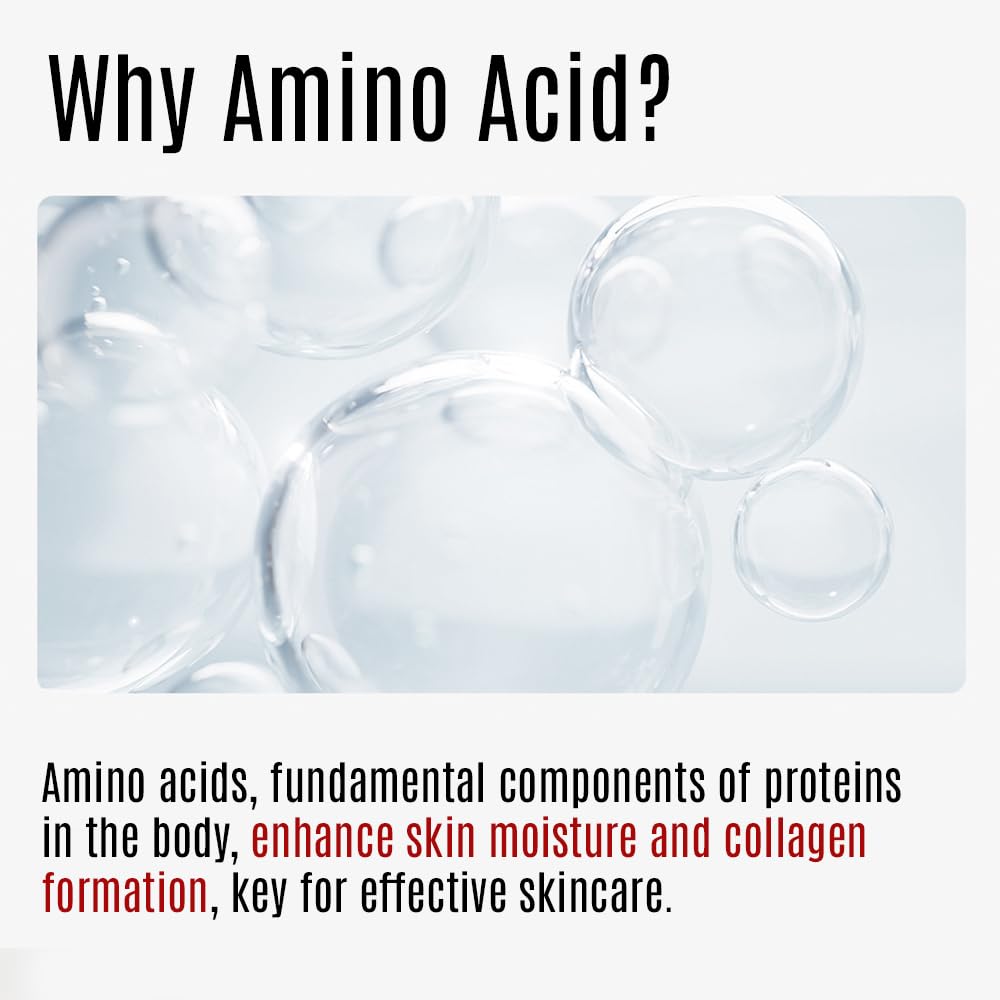 Amino Pore-Tight Facial Sheet Mask | Amino Acid Complex, Tea Tree Oil, Zinc PCA for Acne-Prone, Oily Skin, Minimizes Pores, Matte Finish (5 Sheets)