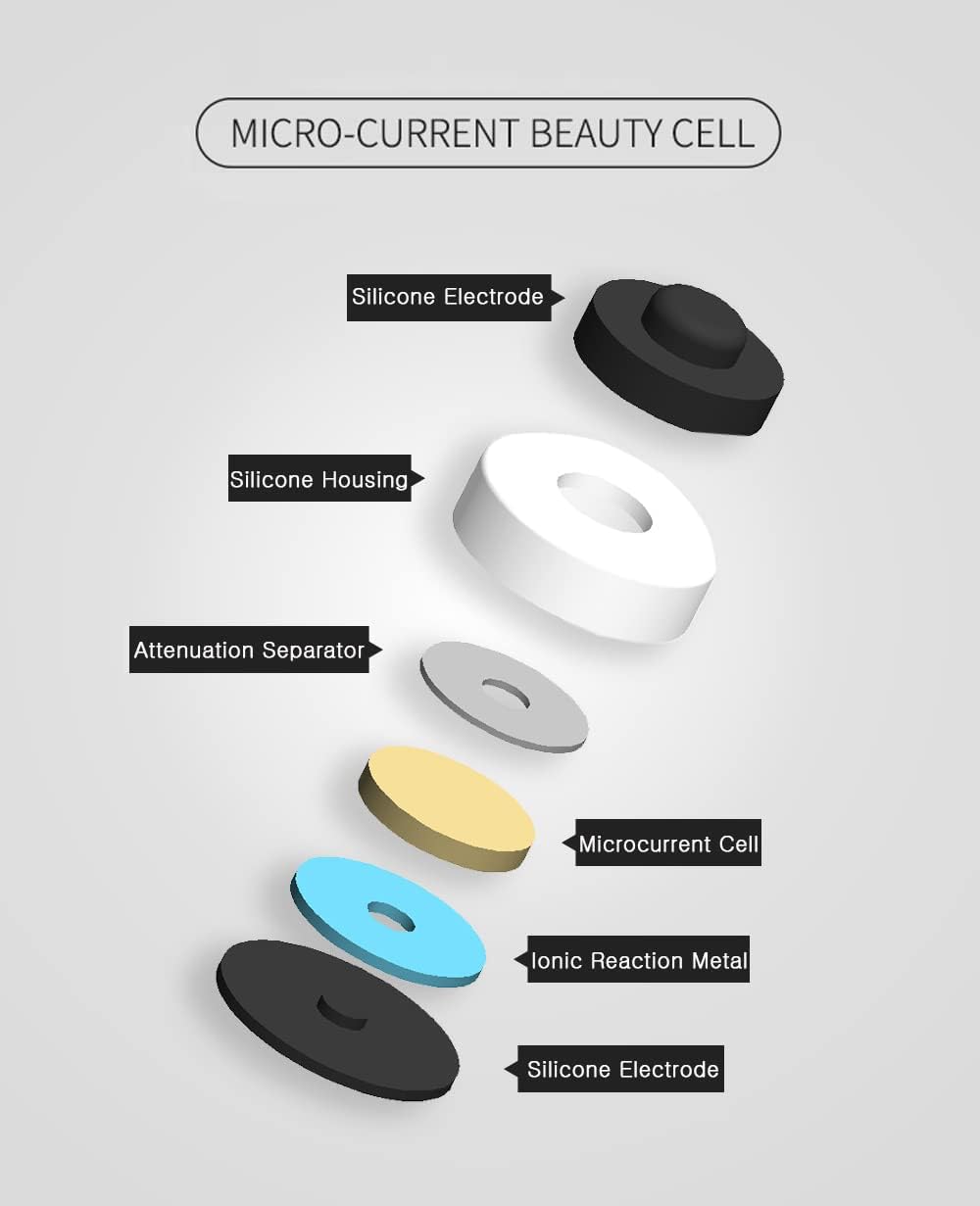 TheMogan Bandivita Facial Micro Galvanic Cell Silicon Mask Hydration 140% Absorption Skin Care Black