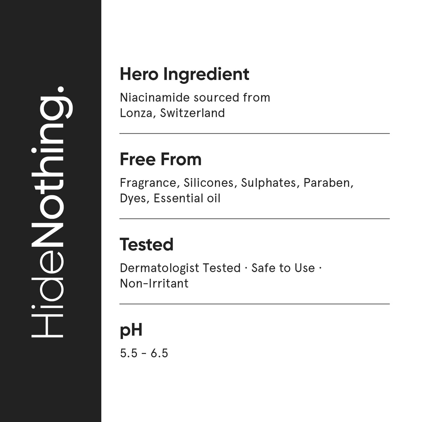 Minimalist 5% Niacinamide Serum for Clear Glowing Skin | With 1% Hyaluronic Acid for Hydration | Pore Minimizer for Face | Clears Acne Marks & Blemishes | For Women & Men | 1 Fl Oz / 30 ml