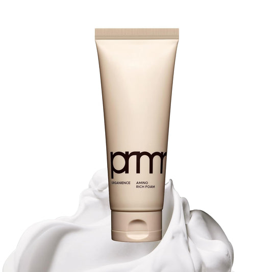 PRIMERA (PRMR Organience Amino Rich Foaming Facial Cleanser - Face Wash for Sensitive Skin, SkinBarrier Strengthening, Clinically Tested, 5.07 Fl Oz (150ml)