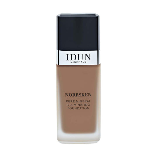 Liquid Norrsken Foundation - Silky Smooth Coverage - Luminous, Dewy Finish for Dry and Dull Skin - Water Resistant and Vegan Makeup - 222 Daga - Cold Light Brown - 1.01 oz