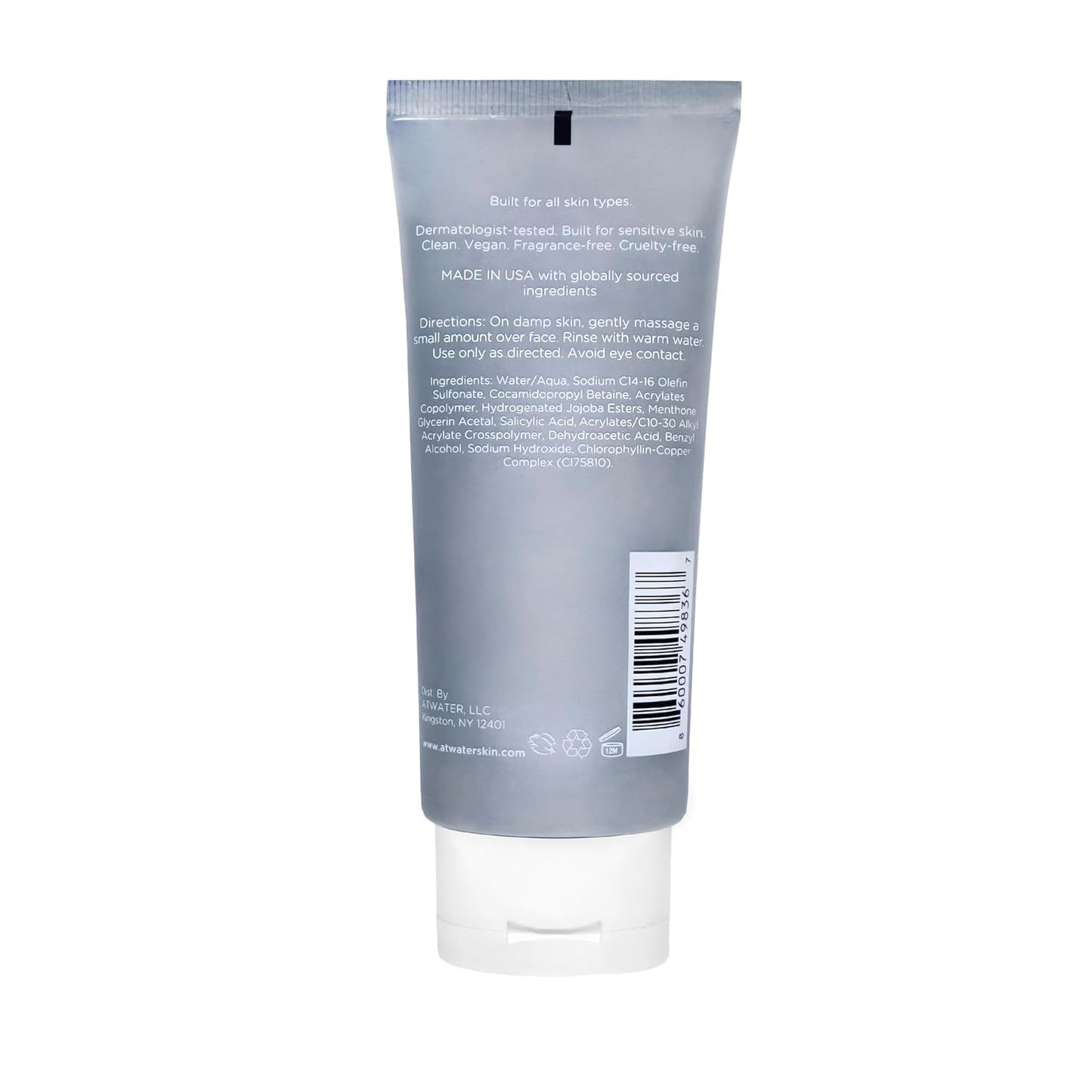 ATWATER Skin Armor Exfoliating Face Scrub,Men’s Facial Cleanser - Smoothes and Cleans Skin to remove Dead Skin - Travel Size Mens Face Exfoliator Leaving you Fresh and Vibrant - 3.4 oz (2 pack)