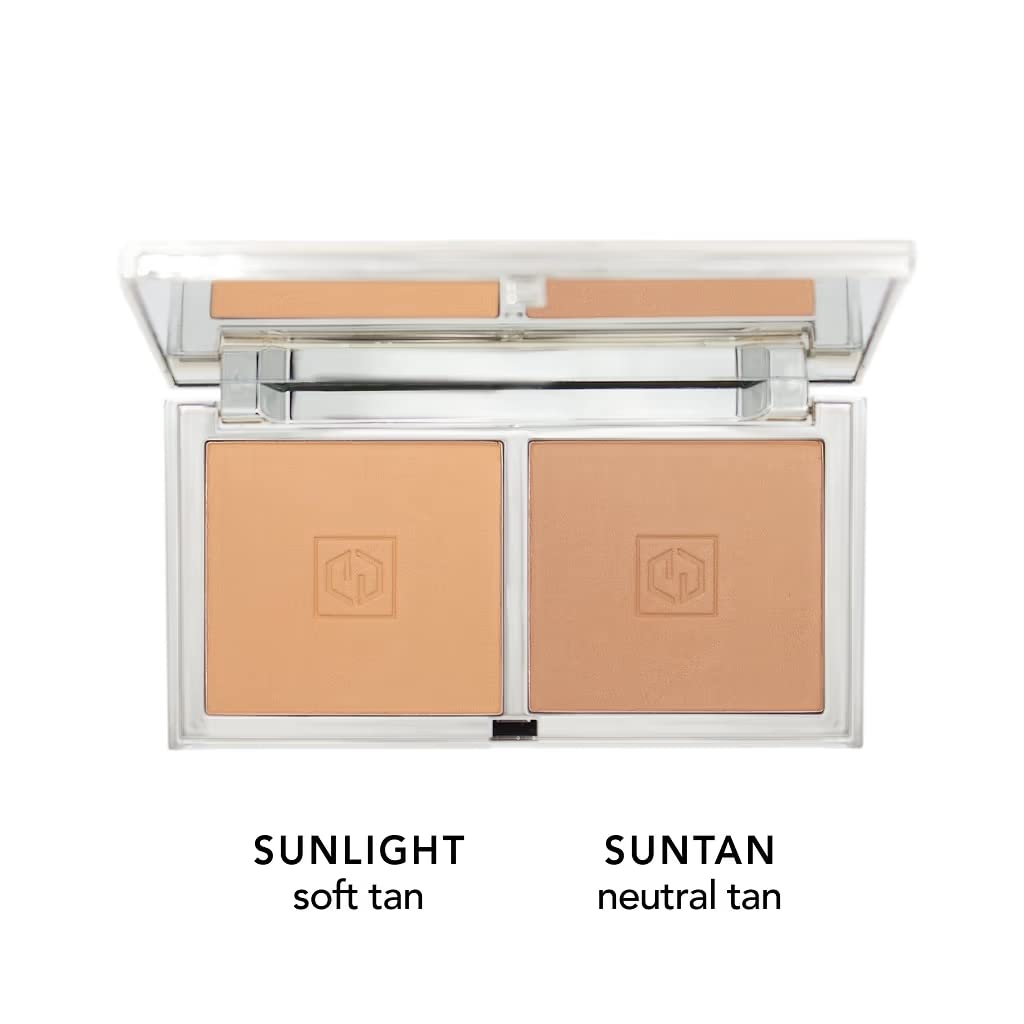 Jouer Sunswept Bronzer Duo 2 Complementary Shades Velvety Formula Matte & Shimmer Shades Vitamin E Talc, Paraben, Gluten & Cruelty Free