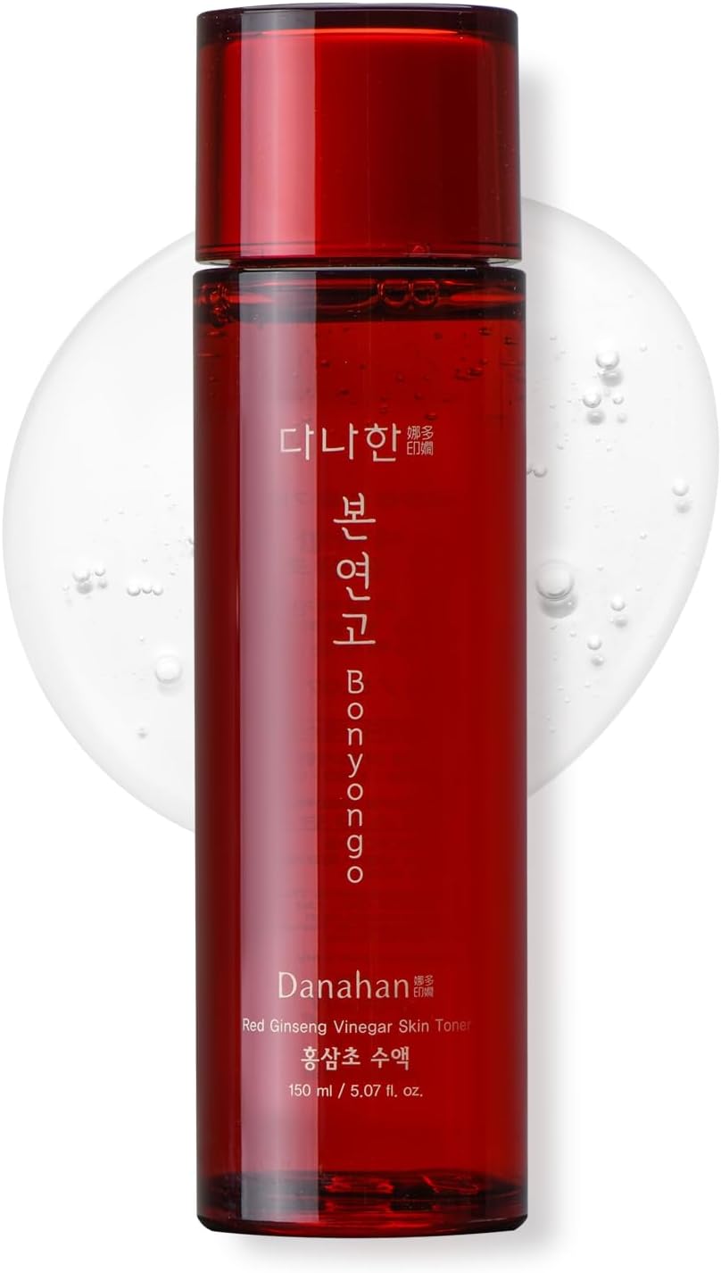 Bonyongo Red Ginseng Vinegar Skin Toner – Refreshing & Moisturizing Face Toner for Smooth, Youthful Skin - with Fermented Red Ginseng - Korean Skincare, 5.07 fl.oz.