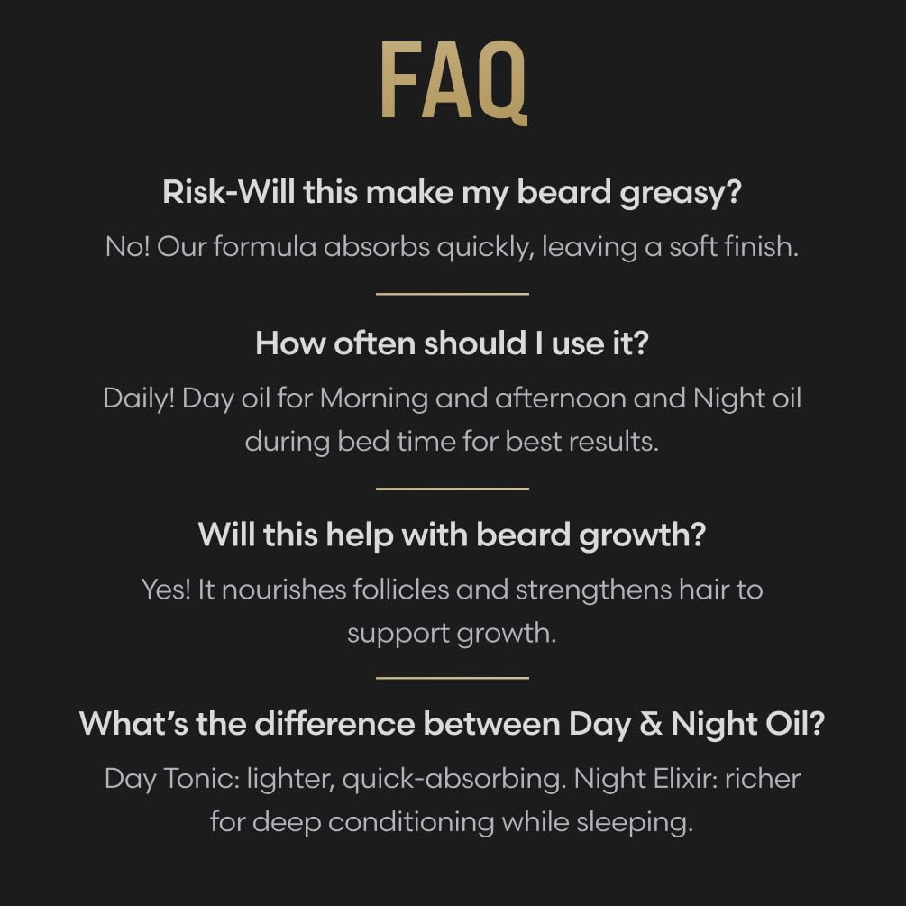 The Beard Struggle Night Liquid Elixir Beard Oil - Platinum Collection - Aesir's Triumph (1 Fl oz) - Beard Oil for Men - Natural Blend for Softens, Moisturizing, & Healthier Beard Growth