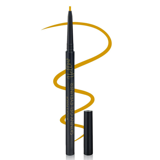 Witch's Pouch Gel Eyeliner Pencil Waterproof Smudge Proof, Long-Lasting Eye Liner, High-Intensity Colored Waterproof Eyeliner, Ultra-Smooth Korean Eye Pencil Eye Makeup (07 Yellow)